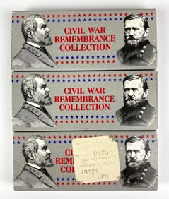 Group of 3 Civil War Remembrance Collection Commemorative Sets