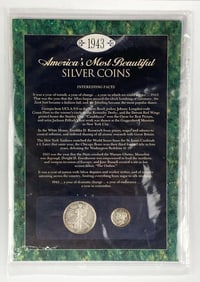 Group of 2 1943 Americas Most Beautiful Silver Coins