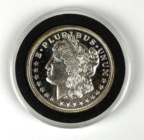 Silver Trade Unit Morgan Silver Dollar Design 1 oz .999 Fine Silver Round