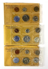 Group of 3 US Mint Philadelphia Coin Proof Sets