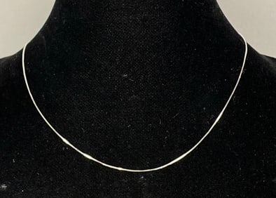 Italy 14K White Gold Necklace