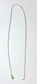 Scrap 14K Yellow Gold Rope Chain Necklace