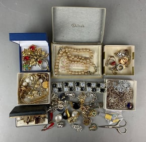 Group of Assorted Jewelry and More