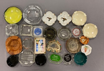 Group of Vintage Ashtrays