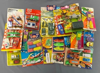 Group of Assorted Toy Vehicles