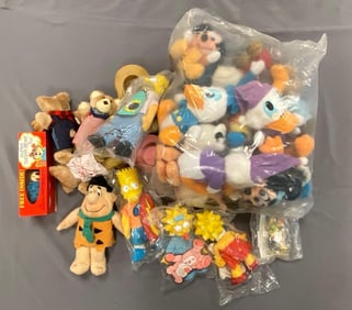 Group of Assorted Plush Toys