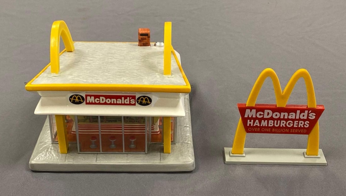 McMemories Look For The Golden Arches LE Porcelain Light Up Display: like new in original box with COA, in working condition, measures 5” H x 6” W x 6 1/2” D