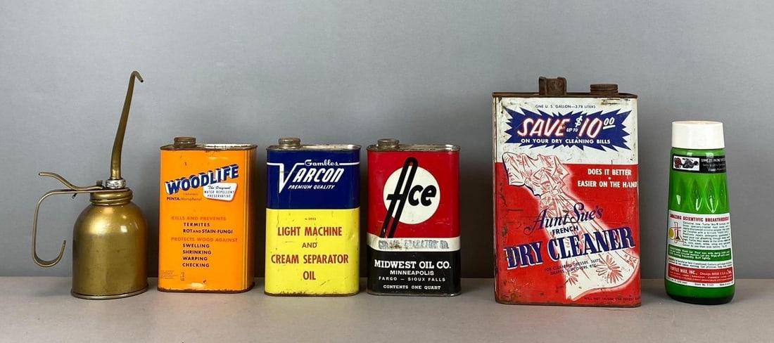 Group of Oil Advertising Cans and More (1 of 3)