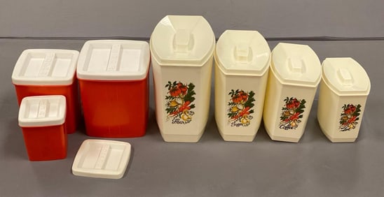 Group of Nesting Kitchen Cannister Sets