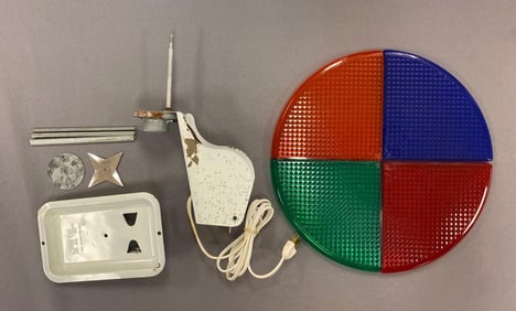 Vintage Atlas Spinning Color Wheel