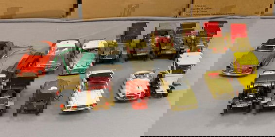 Group of Pressed Steel Model T Cars and More