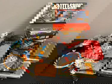 Assorted plushy and board games