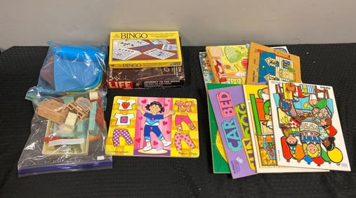 Group of Assorted Games and Puzzles