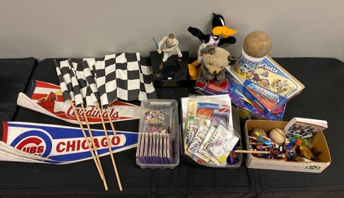 Group of Assorted Toys and Sport Items