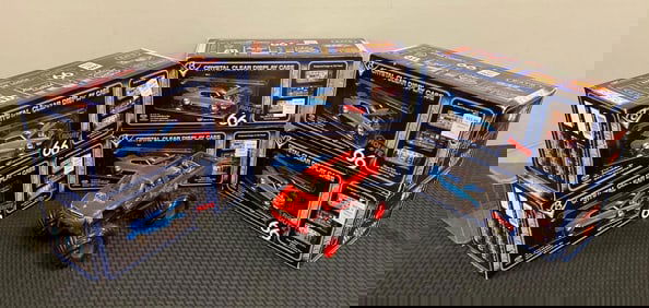 Group of Assorted Displays cases and Truck