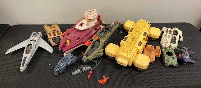 Group of Assorted Toy Vehicles