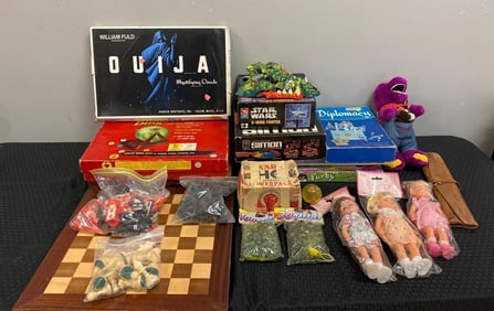 Group of Assorted Games and toys