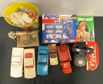 Group of Toy Cars and More