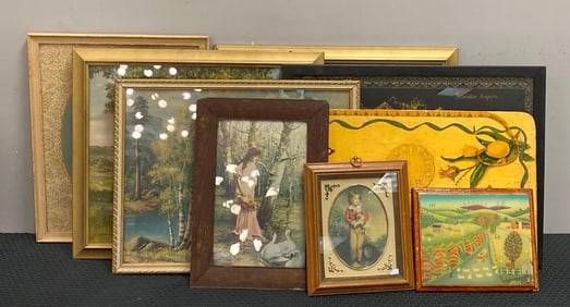 Group of Assorted Paintings and Prints