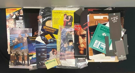 Group of Assorted Movie Cardboard Standups and More