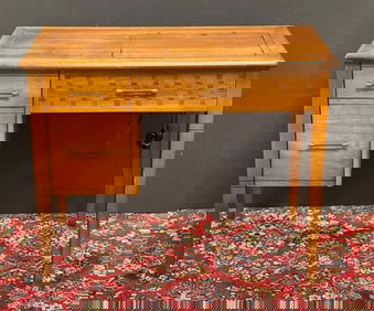 Vintage Singer Zig-Zag Model 635 Swing Machine Desk