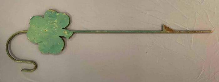 Vintage Rebar Shamrock Decorative Yard Decoration