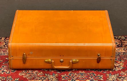 Vintage Samsonite Leather Luggage Case