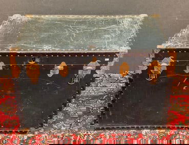 Vintage Genuine National Trunk with Contents