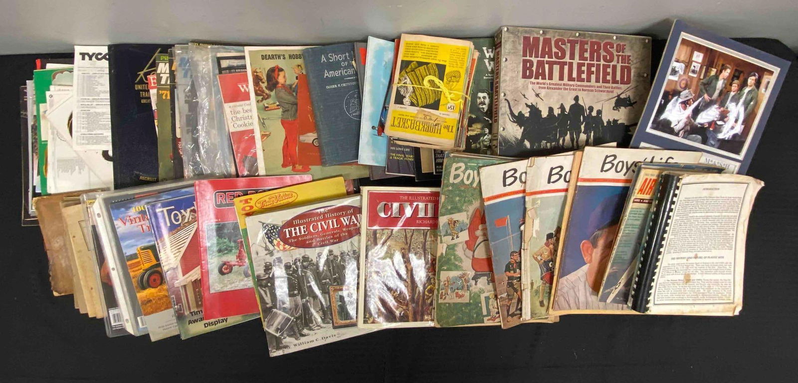 Group of Ephemera: Includes Manuals, boys life magazines, red power magazine and more, largest measures 14” H x 10” W