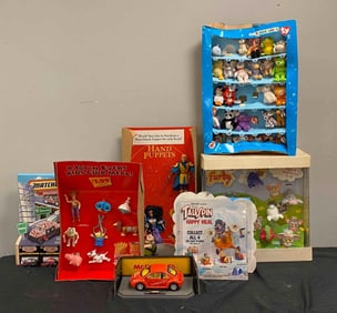 Group of McDonald Toy Premium Displays