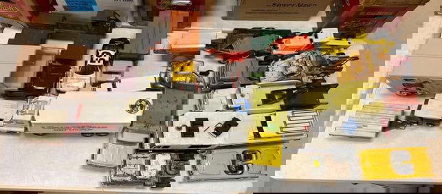 Group of Assorted Vintage Toy Vehicles