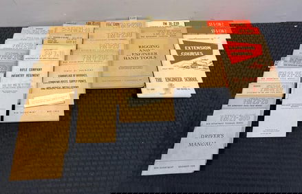 Group of Assorted Military Manual ls