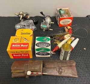 Group of Assorted Fishing supplies