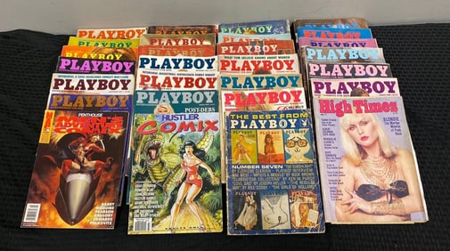 Group of 28 Assorted Adult Magazines