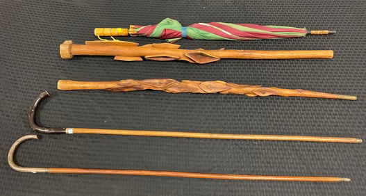Group of Assorted Canes and more