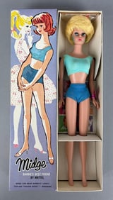 1963 Mattel Blonde Bubble Cut Barbie Fashion Doll