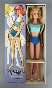 1960s Mattel Blonde Midge Fashion Doll