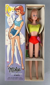1963 Mattel Titian Midge Fashion Doll