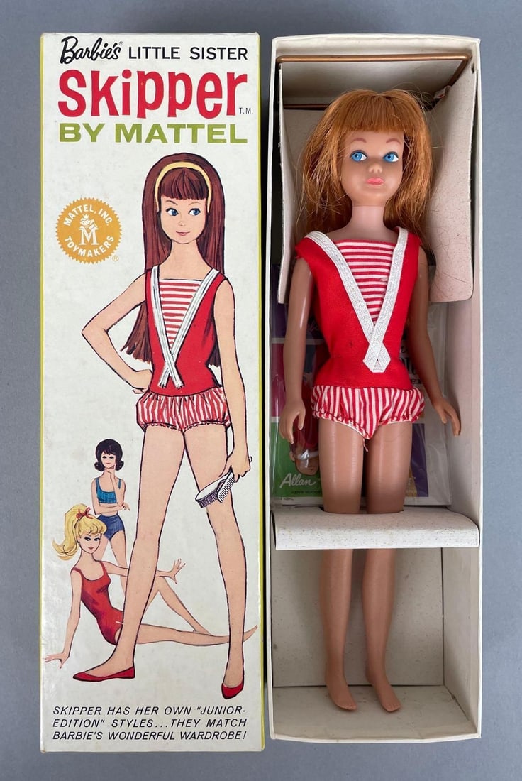 1963 Mattel Redhead Skipper Fashion Doll (1 of 4)