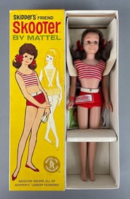 1963 Mattel Brunette Skooter Fashion Doll
