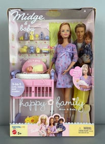 Mattel Happy Family Midge and Baby Fashion Doll