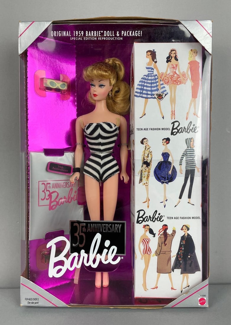 Mattel 35th Anniversary Barbie Fashion Doll: Original packaging