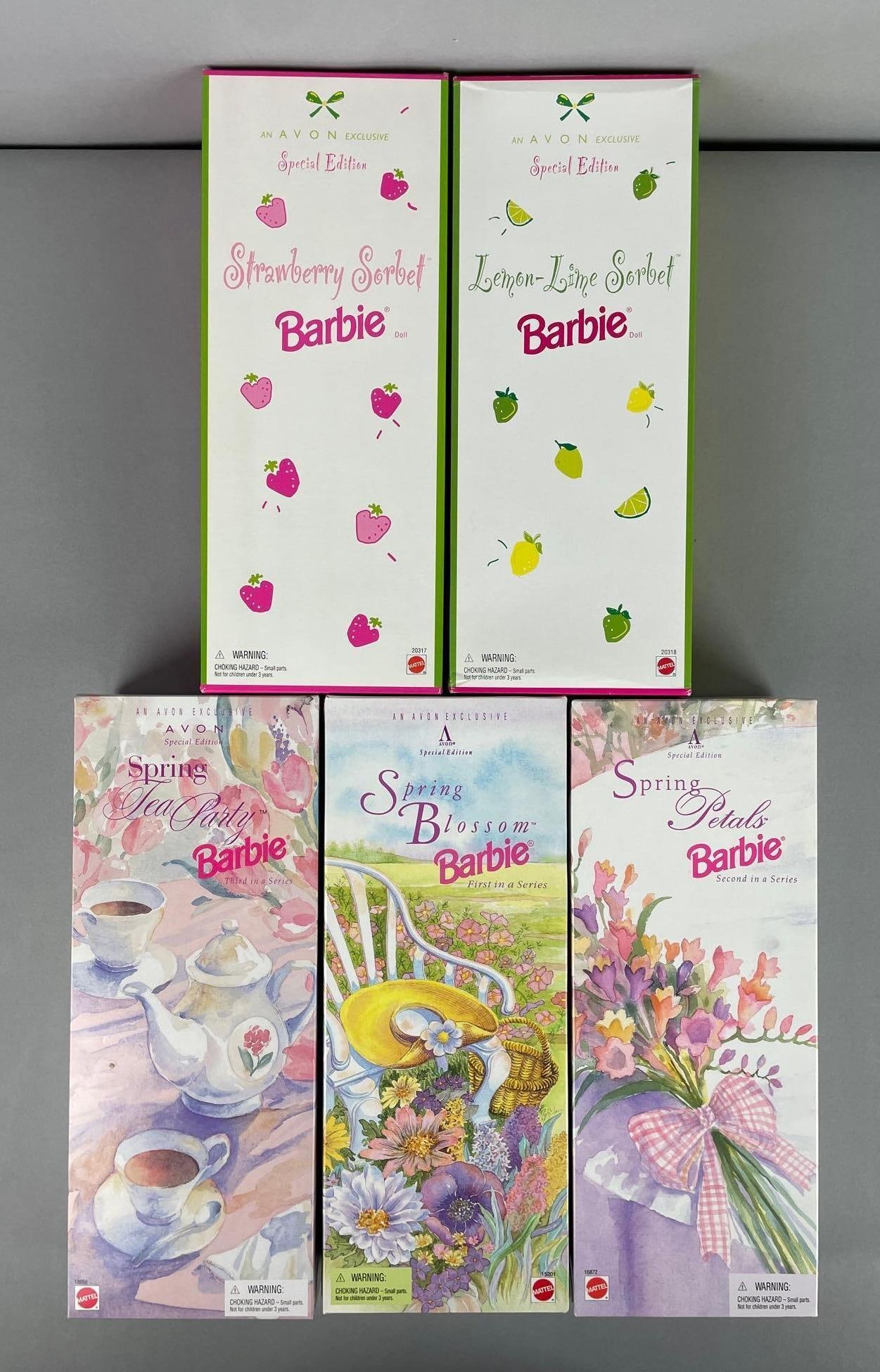 Group of Mattel Barbie Avon Special Edition Fashion Dolls (1 of 2)