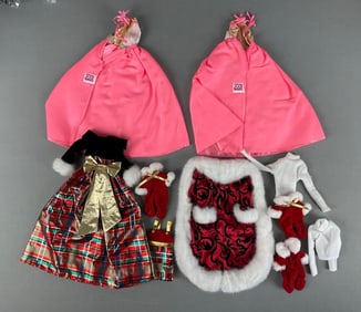 Group of Mattel Barbie Clothes