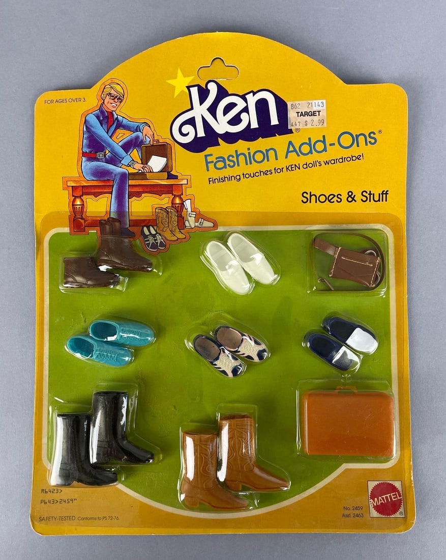 1980 Mattel Ken Fashion Doll Shoes and Stuff Pack: Fashion add-ons