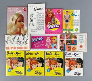 Group of Vintage Mattel Barbie Fashion Doll Booklets
