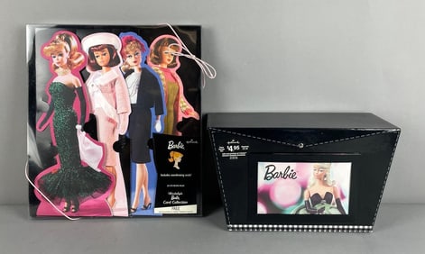 Group of 2 Hallmark Barbie Items
