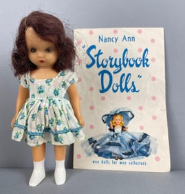 Vintage Brunette Storybook Doll