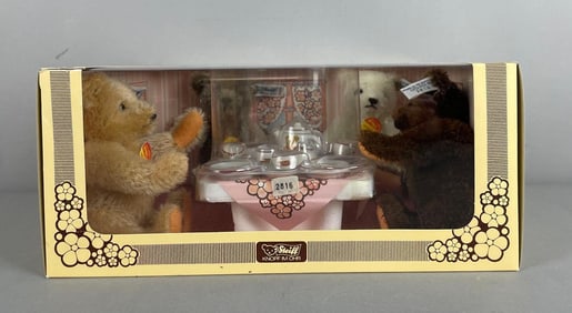 1982 Limited Edition Steiff Bear Tea Party Set