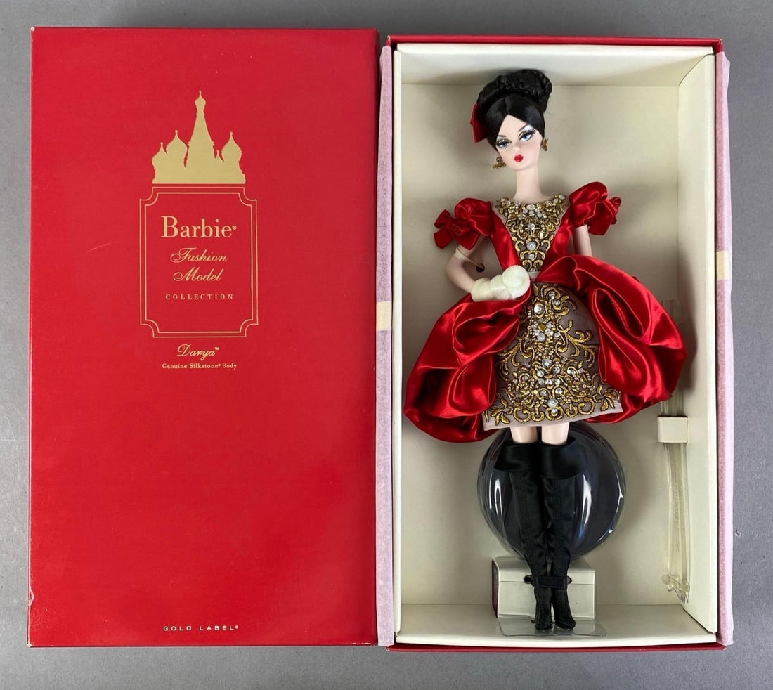 2010 Mattel Silkstone Barbie Darya Fashion Doll: In original box, gold label collection, doll measures 11 1/2” H
